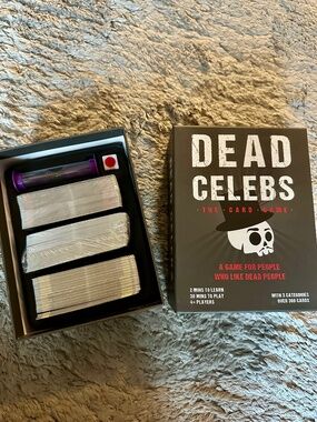 Dead Celebs Card Game Gift Republic 300+ Cards Sealed Complete